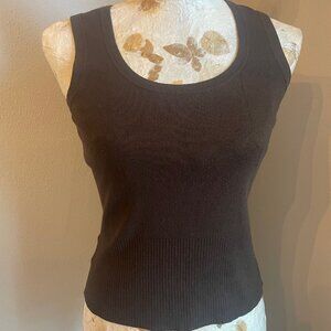 Dark Brown Tank Sweater